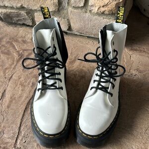 Doc Martens!  NEVER WORN!  38EU size.  Jadon style. White.